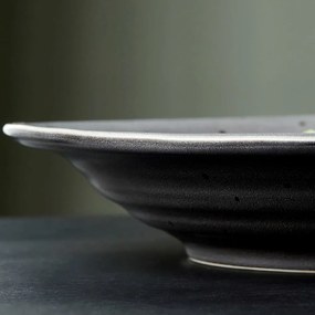 House Doctor Polievkový tanier / miska RUSTIC 25cm tm. šedý