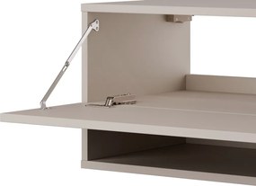 Závesná TV skrinka Asko Living, 135 cm, béžová kašmír