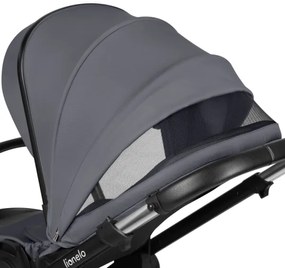 Lionelo - Kombinovaný kočík 3 v 1 LAYLA Grey Stone