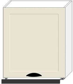 Kuchynská skrinka Adele W60/68 Slim PL so strieborným digestorom