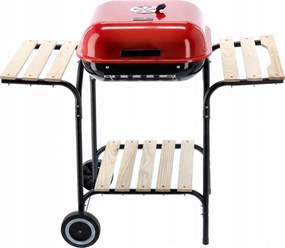 CH Americký záhradný gril na drevené uhlie s policami