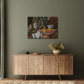 Obraz - Paul Cézanne, Still Life with Apples and Peaches, reprodukcia (70x50 cm)