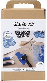 Kreatívna sada Starter Craft Kit Block Printing
