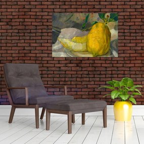 Obraz - French 19th Century, Melon and Lemon, reprodukcia (90x60 cm)