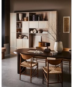 TV zostava v dekore duba v prírodnej farbe 300x243 cm Modulair – vtwonen