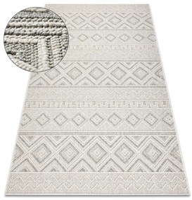 Koberec JERSEY 19234 sivý, kosoštvorce BOHO