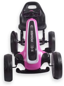 Šlapacia motokára POWER ružová