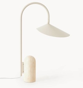 Veľká nastaviteľná stolová lampa's mramorovým podstavcom Arum