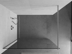 Mexen Kioto sprchová zástena WALK-IN 8mm, 90x200 cm, chrómový profil, číre sklo, 800-090-101-01-00