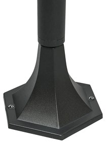 Klasická vonkajšia stojaca lampa čierna 170 cm IP44 - New Orleans 1
