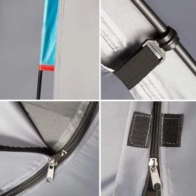 Turistický stan NILS Camp NC6013 Rocker - šedý