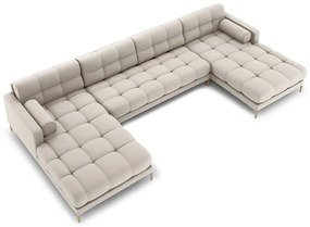 Béžová rohová pohovka do "U" Bali – Cosmopolitan Design