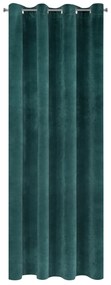 ZATEMŇOVACÍ ZÁVES NA KRÚŽKOCH RIA 140X250 CM TMAVÁ TYRKYSOVÁ