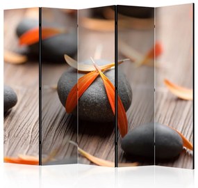 Artgeist Paraván - Stones and Flower Petals II [Room Dividers]