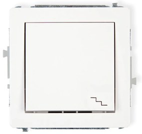 Vypínač schodisko biela D DWP-3