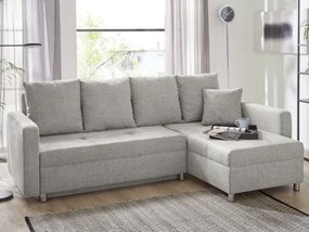 Rohová sedacia súprava Kappeln, šedá látka%