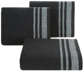 BAVLNENÝ UTERÁK MERY 70X140 CM ČIERNA