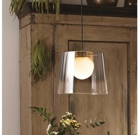 Ideal Lux - LED Luster na lanku FADE 1xG9/3W/230V pr. 27,3 cm zlatá/dymová