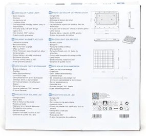 Aigostar - LED stmievateľný solárny reflektor LED/200W/3,4V IP65 + DO