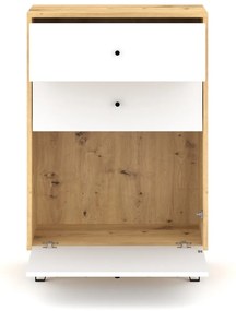 Komoda Bilbao 63,4 cm dub artisan/bílá