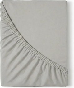 Kvalitex Saténové prestieradlo s gumou svetlosivá, 120 x 200 cm