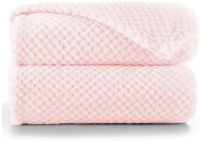 Púdrovoružová deka z mikrovlákna DecoKing Henry, 70 x 150 cm