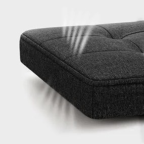 Taburet Lofe s úložným prostorem černý