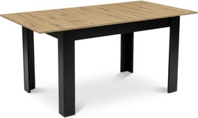 LEOBERT Jedálenský stôl 120-160x80 cm – dubový drevený