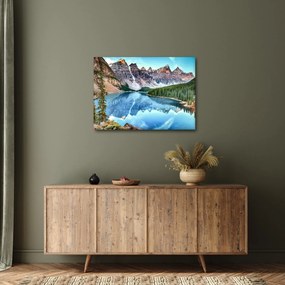 Obraz - Moraine lake (70x50 cm)