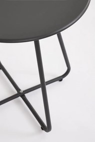 Oceľový okrúhly záhradný stolík ø 45 cm Jable – Bizzotto