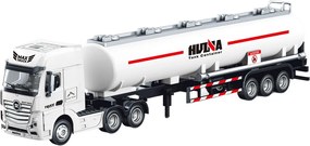 HUINA Kovová cisterna s pohyblivými časťami biela 1:50