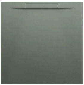 LAUFEN Pro S štvorcová sprchová vanička z materiálu Marbond, lineárny odtok na kratšej strane, 900 x 900 x 28 mm, betónová šedá, H2101800790001