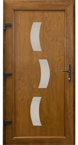 Dvere vchodové Zadar D30 90L 98x198x7 zlatý dub