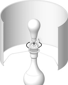 XXXLutz STOLNÁ LAMPA, E27, 35/60 cm - Online Only bytové doplnky - 009228021702