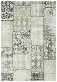 NORTHRUGS - Hanse Home koberce Kusový koberec Beach 103846 Green / Cream / Black – na von aj na doma - 200x290 cm