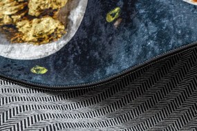 Protišmykový koberec / behúň ANDRE 53240 sivý / béžový