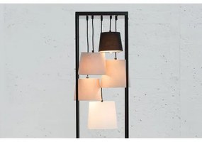 Stojaca lampa 38685 Levels 180cm Čierna, Šedá, Biela  - Komfort-nábytok