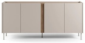 Komoda v dekore duba v krémovo-prírodnej farbe 180x82x40 cm Lucile – Marckeric