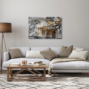 Obraz - Siluety stromov (90x60 cm)