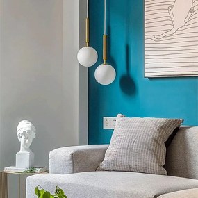 Toolight Toolight, stropné svietidlo 1xE27, G108-1W, zlatá, OSW-09733