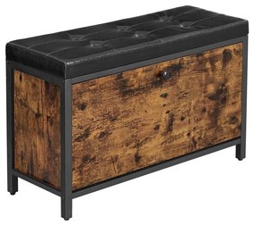 Botník VOREN hnedá/čierna