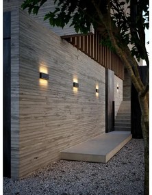 Nordlux - LED Vonkajšie nástenné svietidlo KINVER LED/10W/230V IP54 čierna