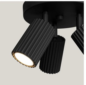 Čierne bodové svietidlo Gleam – Sollux