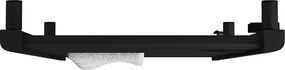 BPS-koupelny Elektrický kúpeľňový radiátor LOA BL 500W 54x96 cm, čierny