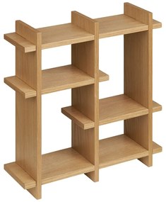 Poschodová polica v dekore duba v prírodnej farbe 40 cm Olsberg – House Nordic