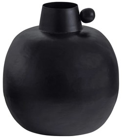 Kovová váza katita čierna MUZZA