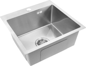 Rea Leo, 1-komorový oceľový drez 400x450x185 mm, oceľová, ZLE-06000