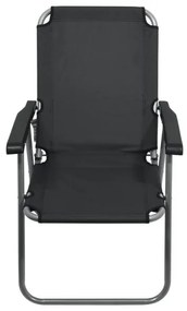 Skladacia kempingová stolička sivá