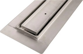 Gelco Gelco, MANUS PIASTRA nerezový sprchový kanálik s roštom pre dlažbu, 950x130x55 mm, GMP85