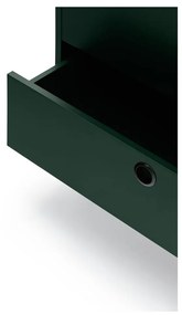Čierno-zelená komoda Teulat Punto, šírka 150 cm